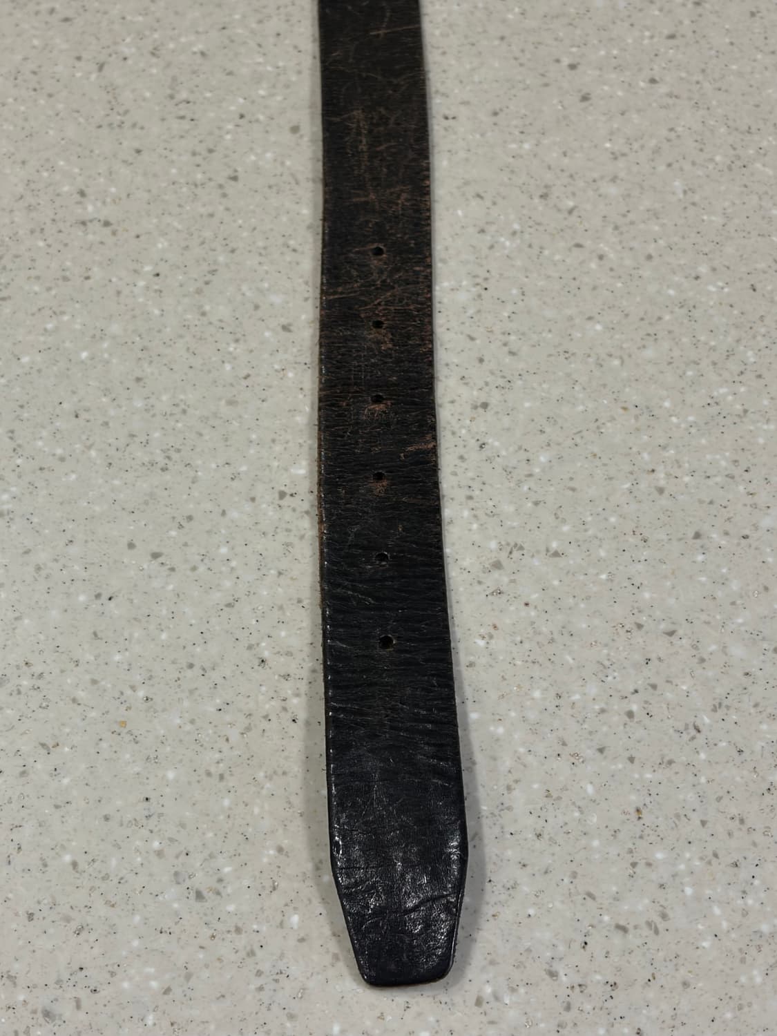 리얼레더 디스트레스드 오발 개리슨 벨트 상품이미지5