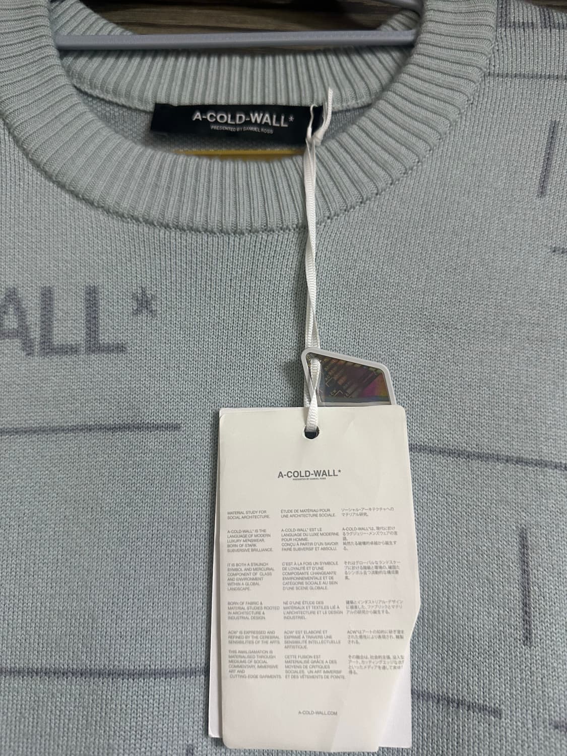 어콜드월 니트 택채 새상품 상품이미지2