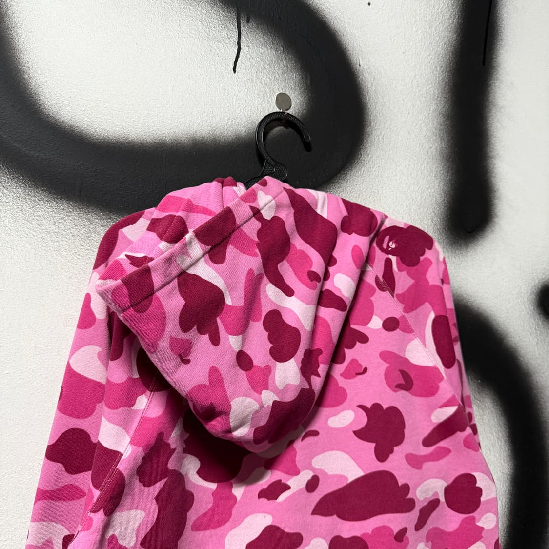 정품 베이프 OG ABC 핑크 카모 집업 후디 상품이미지5