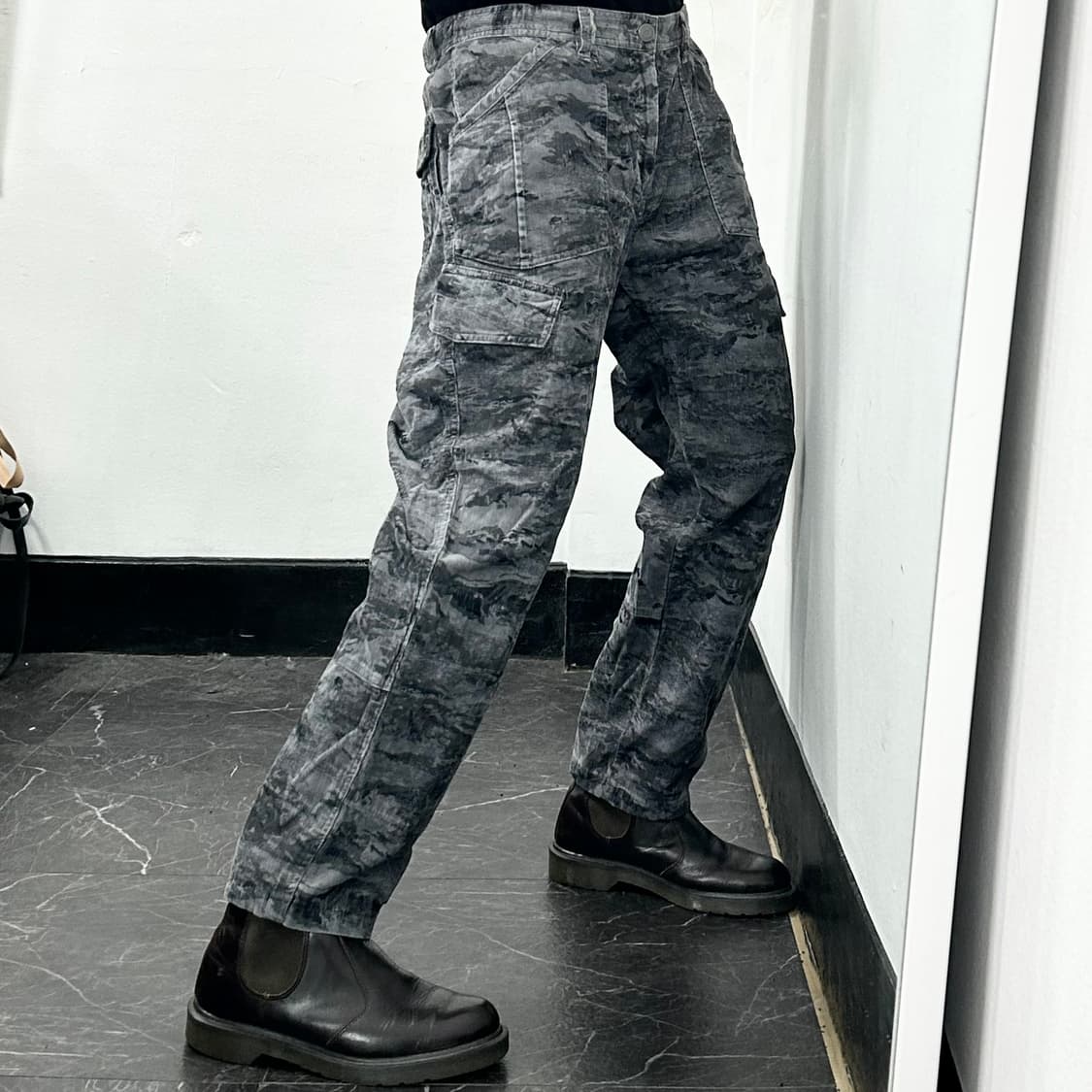 오클리 그레이 타이거 카모 코듀로이 팬츠 상품이미지2