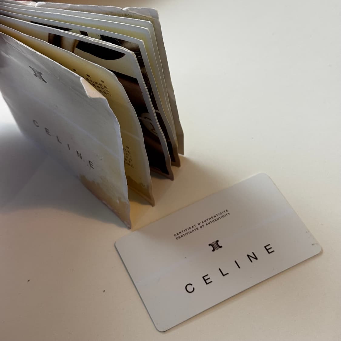 셀린느 트리옹프 자카드 호보백 숄더백 (OS) 상품이미지10