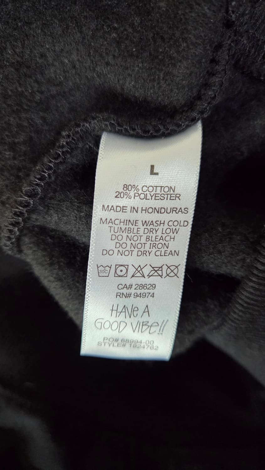 스투시 블랙 크라운 후드티 상품이미지5