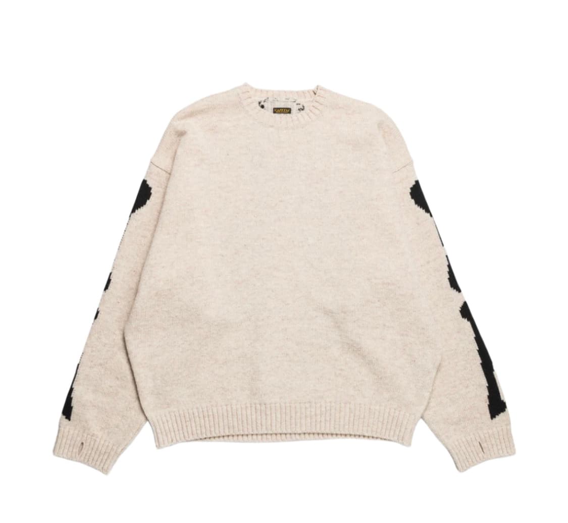 캐피탈 5G 울 본 크루넥 스웨터 카나리 상품이미지2