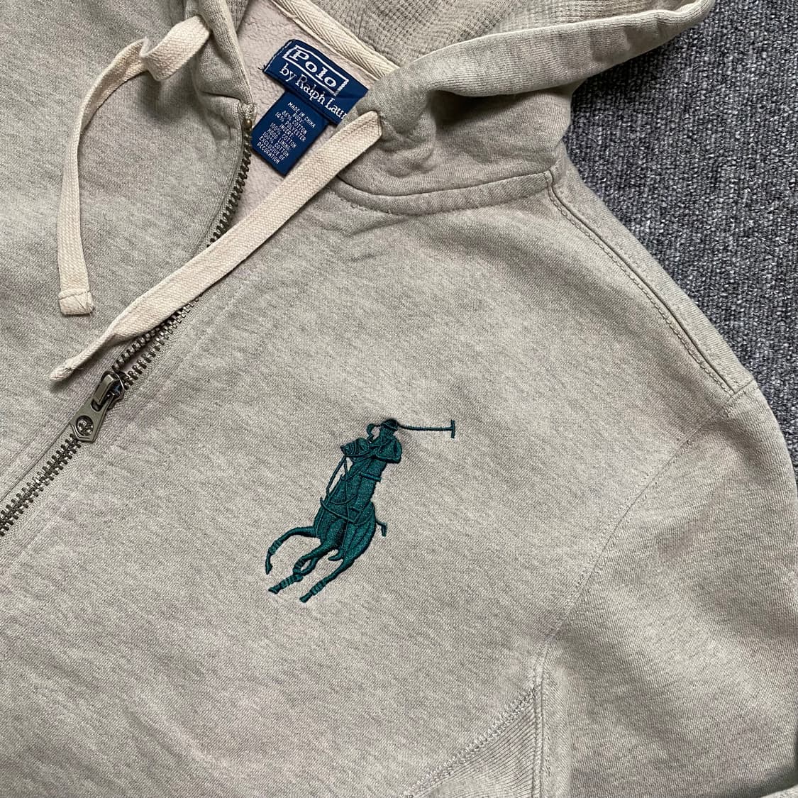 🌊Polo Big-Pony Thermal hoodie 상품이미지5