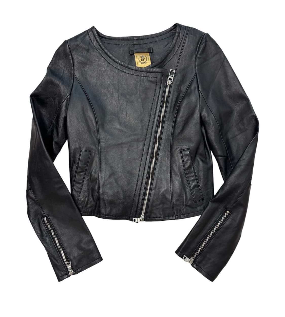 JPN 로얄 파티 리얼 양가죽 크롭 자켓 상품이미지10