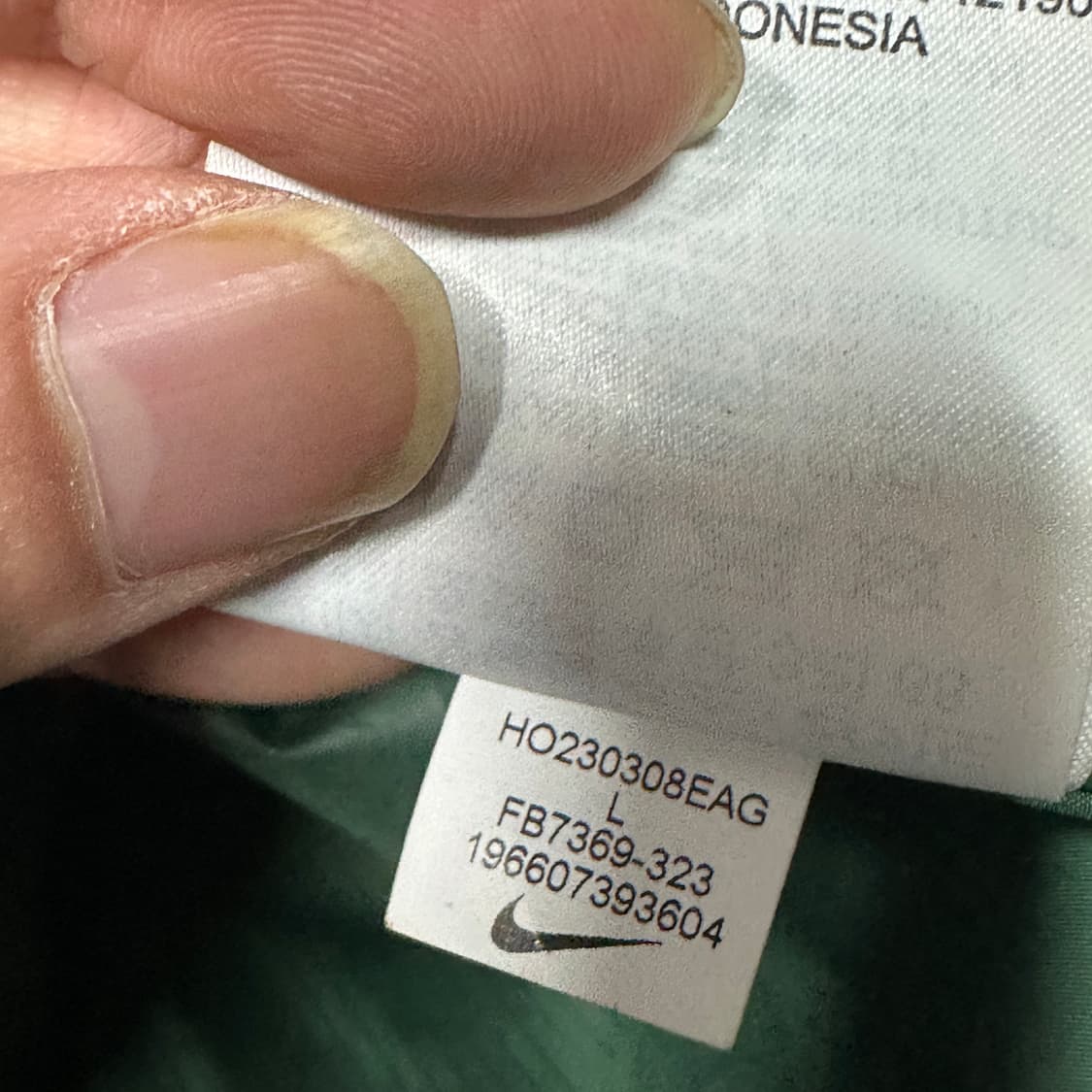 나이키 NSW 그린 숏패딩 L 상품이미지5