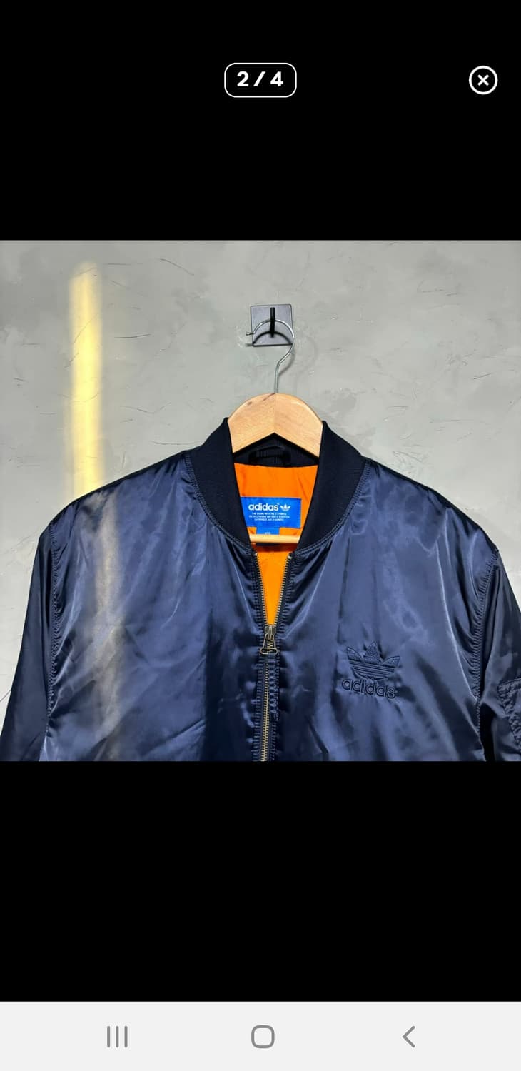 아디다스 MA1 SST 봄버 바시티자켓 네이비 상품이미지2