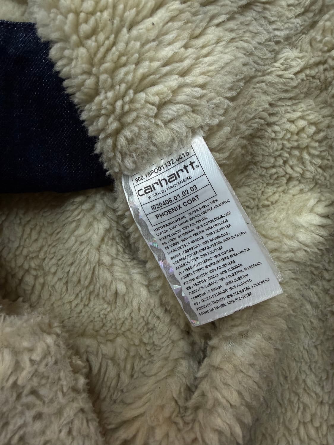 M/ 칼하트 피닉스 양털 청데님 자켓 상품이미지9