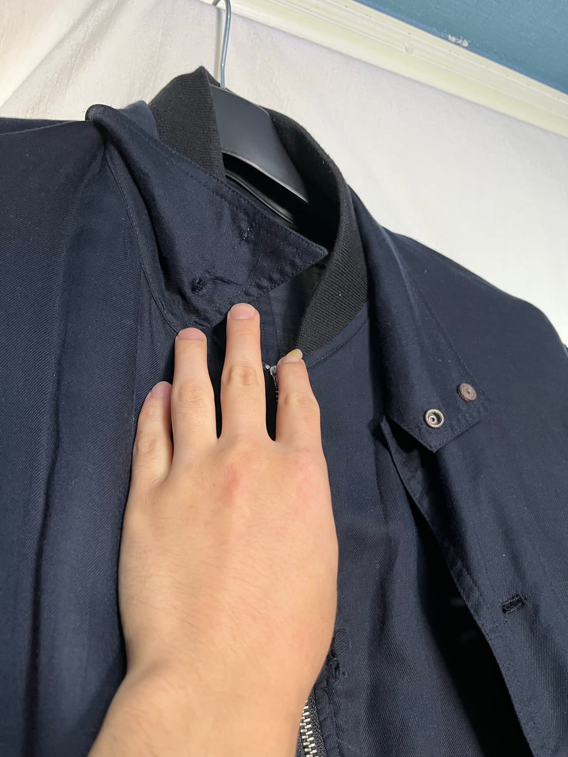 Bed J.W Ford 레이어드 큐프라 자켓 상품이미지6