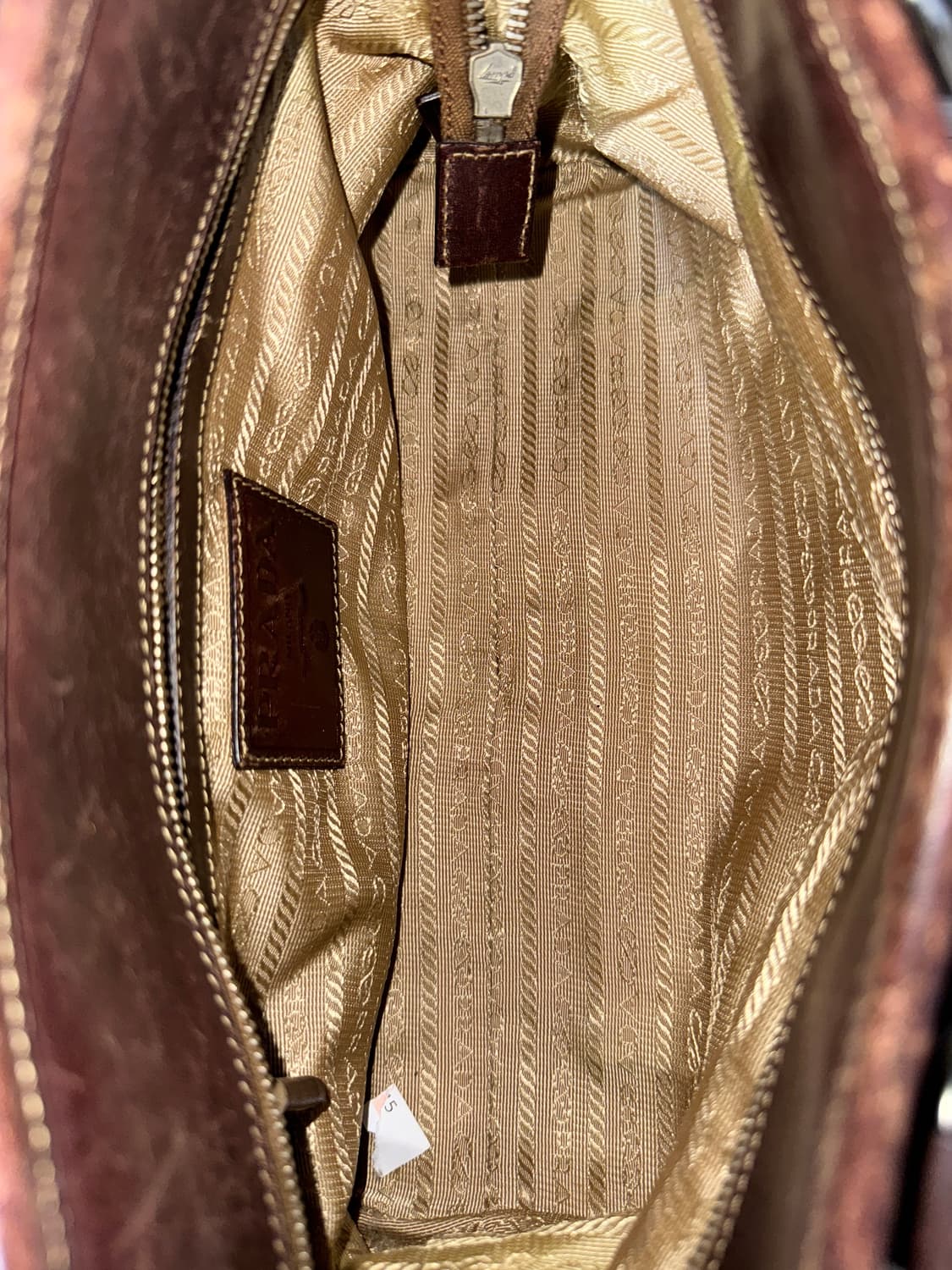 (정품) 프라다 자카드 로고 토트백 상품이미지3