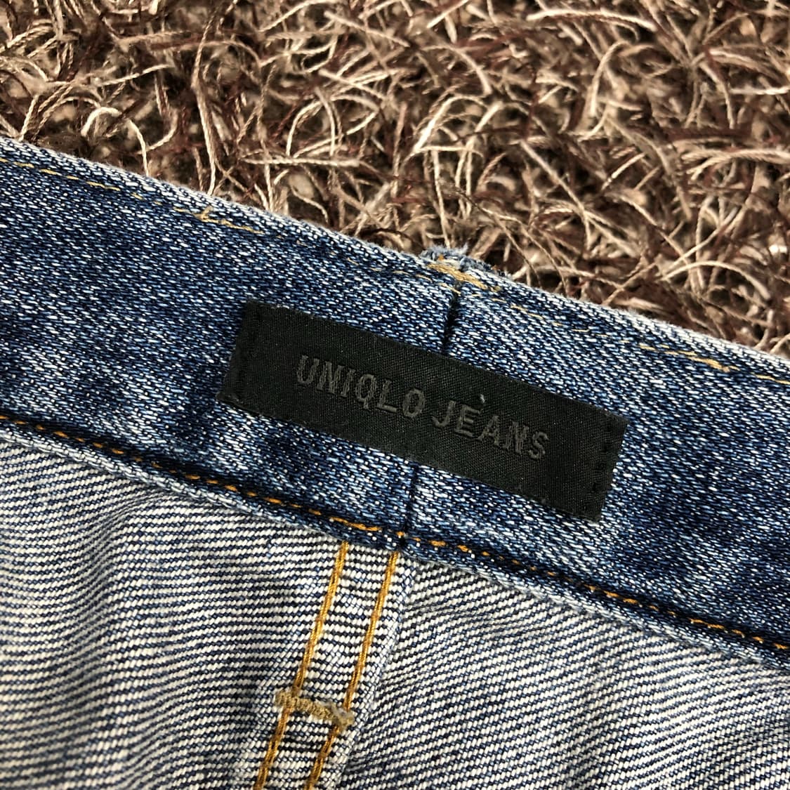 유니클로 디스 데미지 워싱 데님 팬츠 상품이미지5