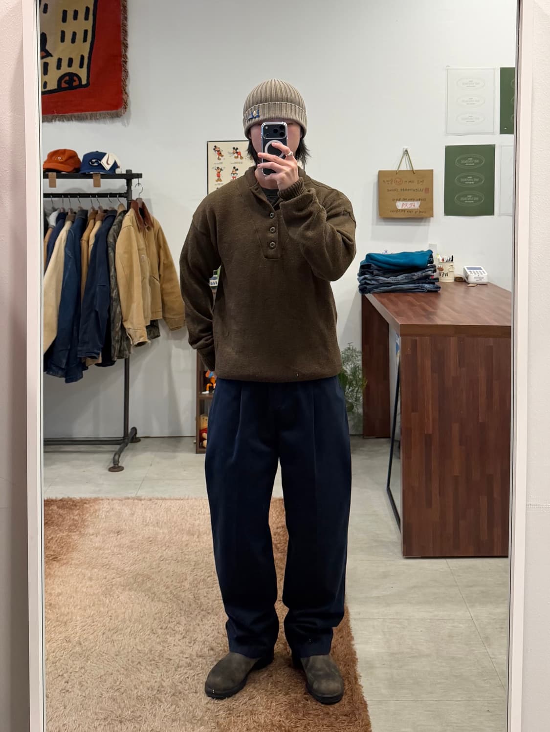 00s L.L.Bean 엘엘빈 원턱 치노 팬츠 (32inch) 상품이미지2