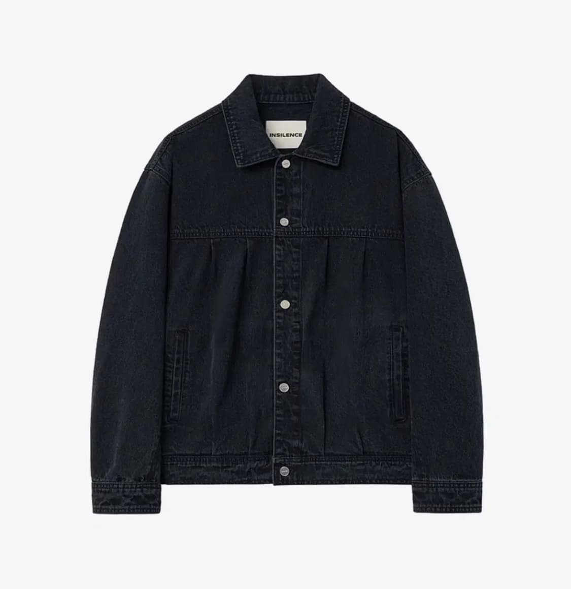 인사일런스 오버사이즈 트러커 자켓 WASHED BLACK 상품이미지1
