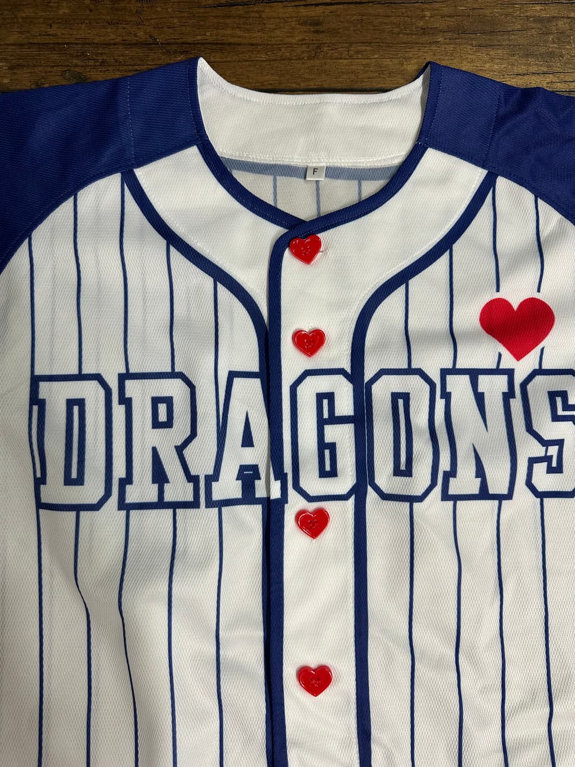 미즈노 주니치 드래곤즈 DRAGONS 스트라이프 야구 유니폼 상품이미지2