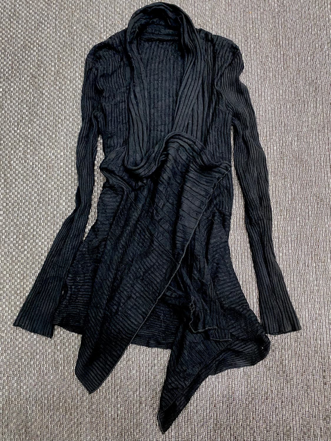JPN Unbalanced Layering Cardigan 상품이미지2