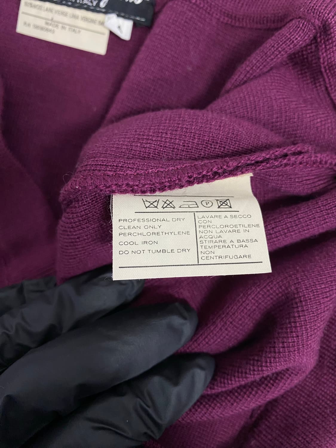 살바토레 페라가모 금장 버튼 니트 스커트 L 상품이미지6