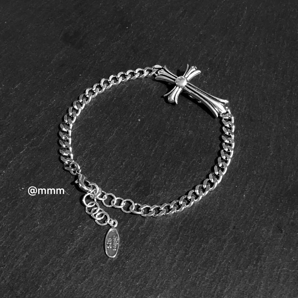 (Unisex) 빅 크로스 체인팔찌 상품이미지10