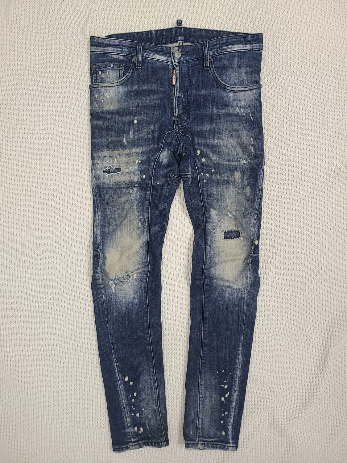 DSQUARED2 헤비 디스트로이드 스키니 데님 상품이미지1