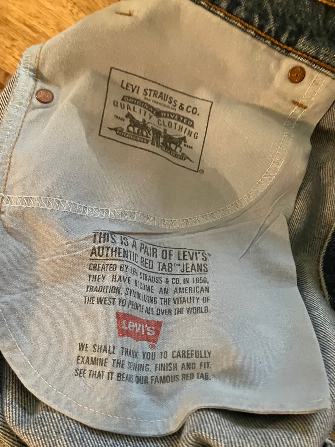 90s USA 빈티지 리바이스 517 부츠컷 데님 팬츠 상품이미지9