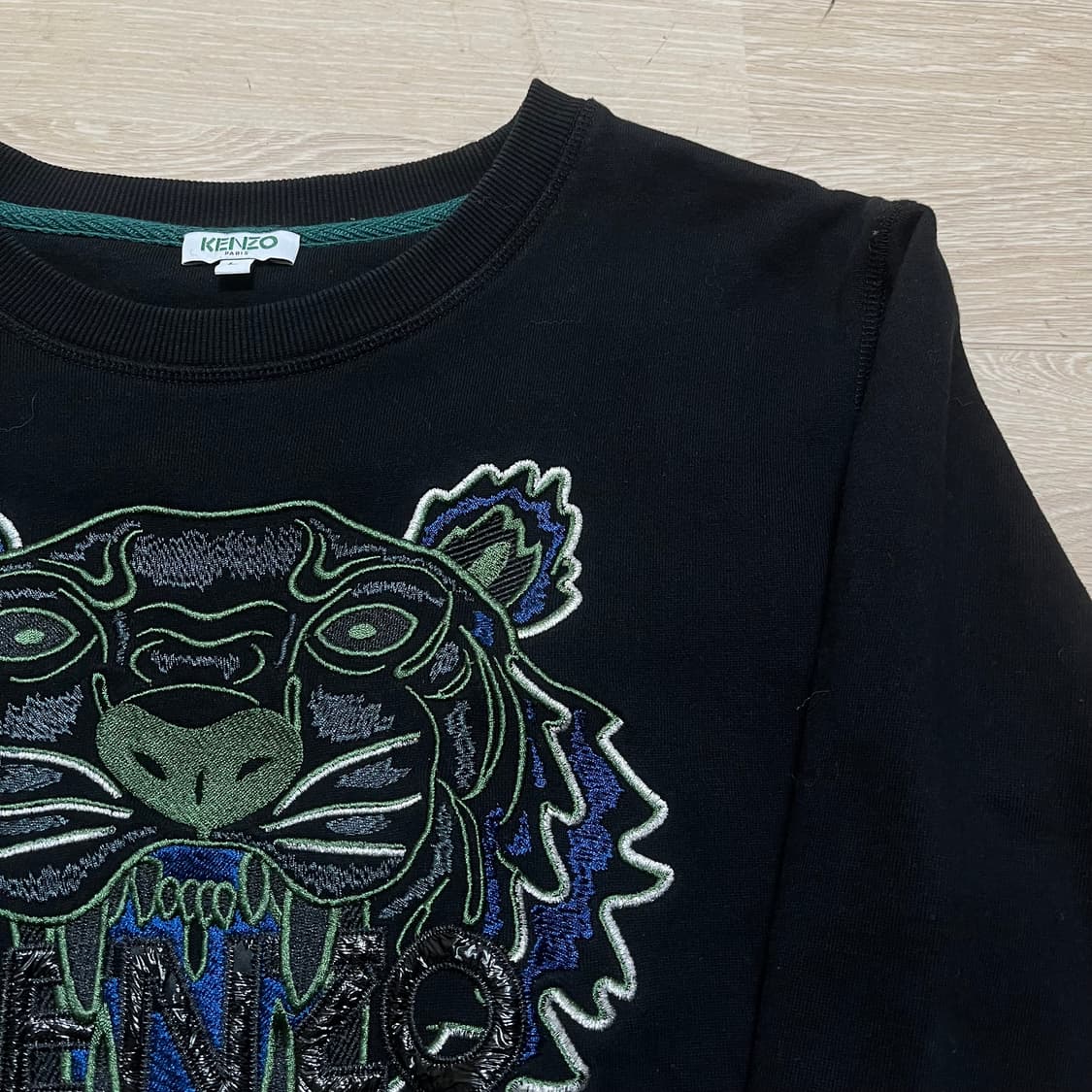 겐조 KENZO PARIS 타이거 자수 빅로고 맨투맨 L(100) 상품이미지2