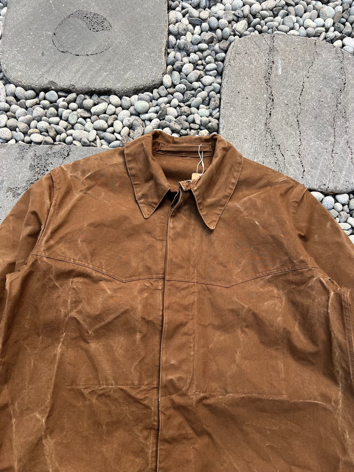 1950s FRENCH SNCF RAILWAY 50s 덕캔버스 워크자켓 상품이미지7