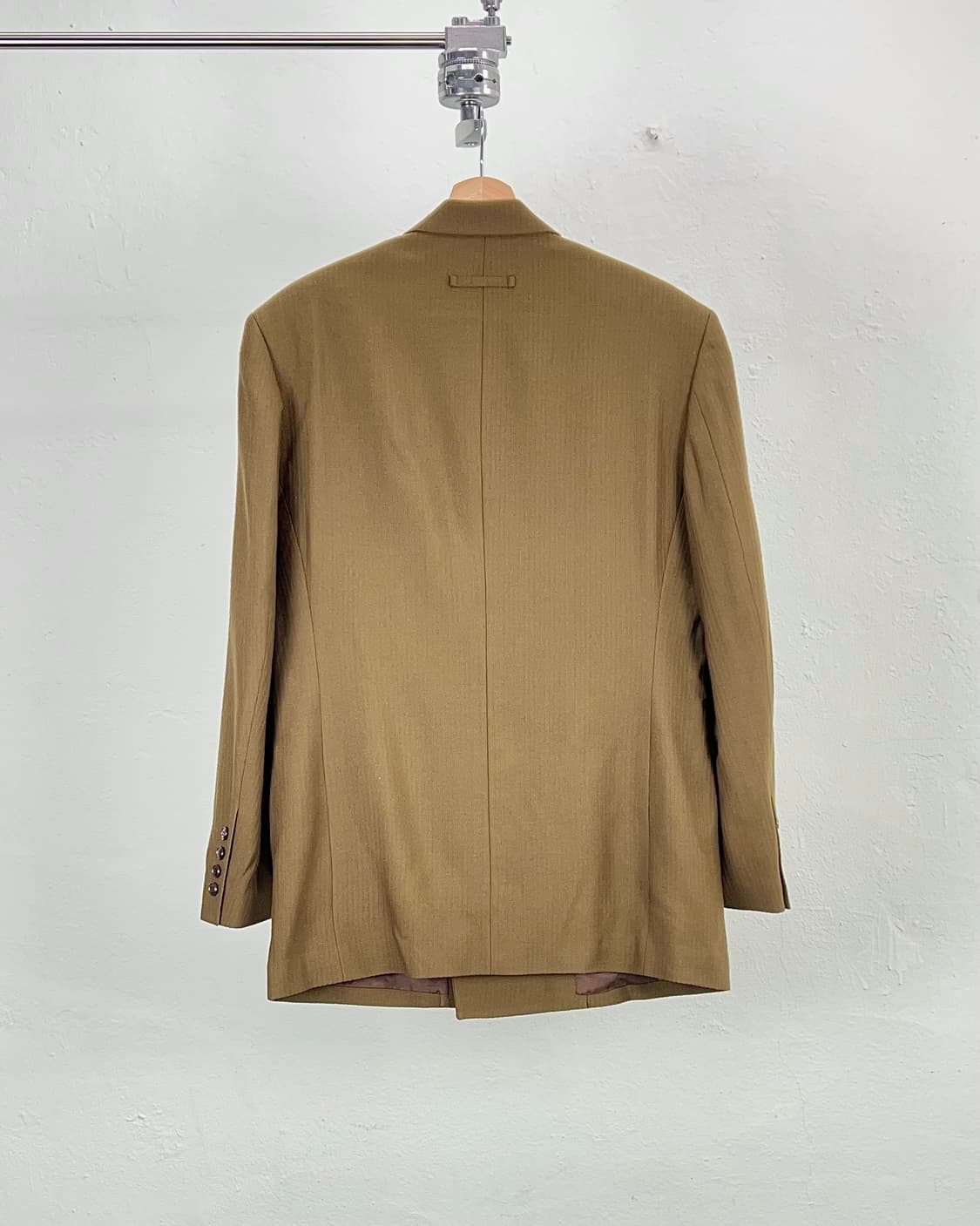 장 폴 고티에 00s 다크 베이지 더블 브레스티드 테일러드 자켓 상품이미지6