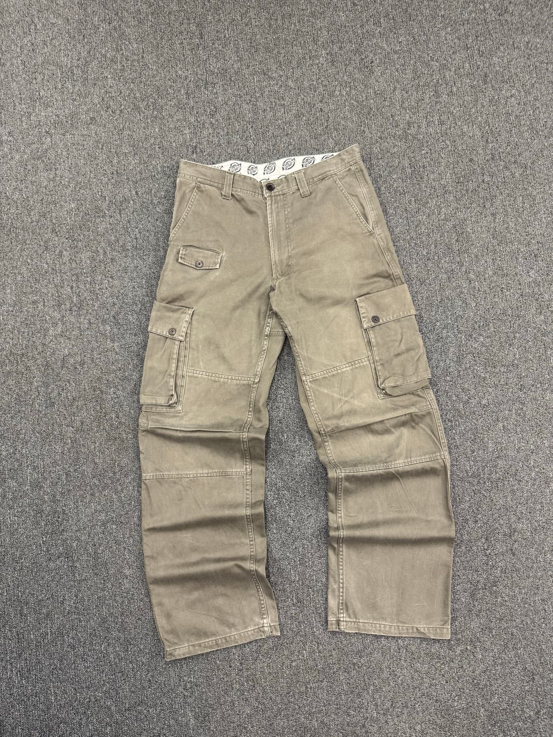 LL)디키즈 재팬 빈티지 더블니 올리브 카고팬츠 상품이미지3