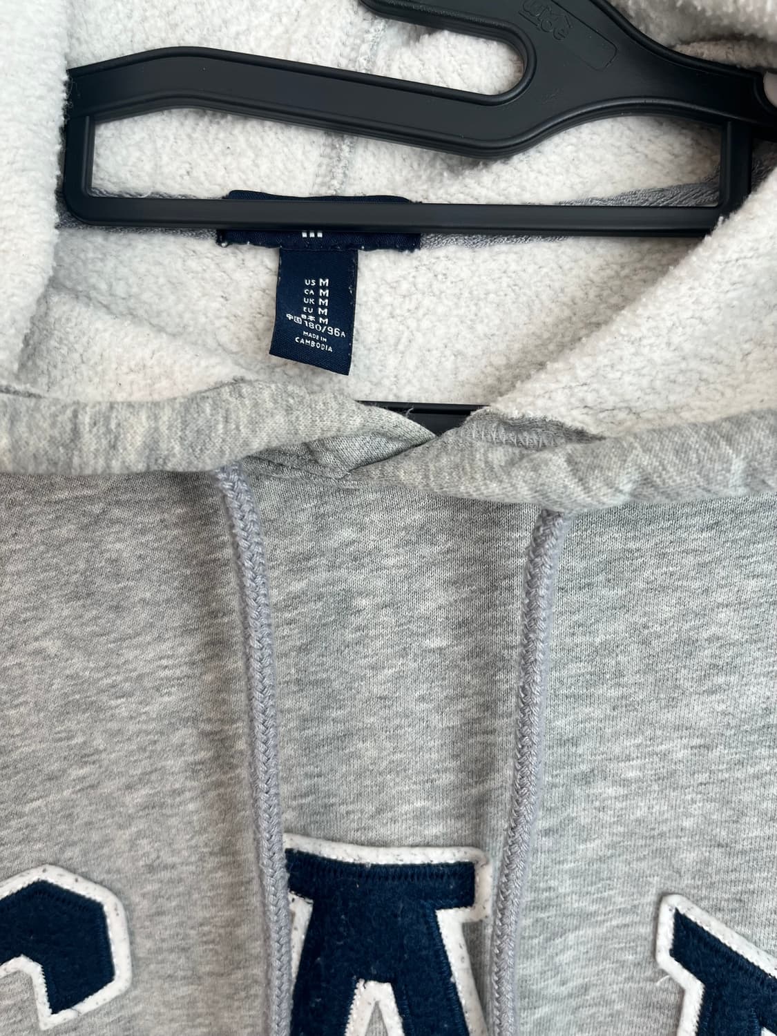 갭 GAP 후드티 그레이 (M) 상품이미지4