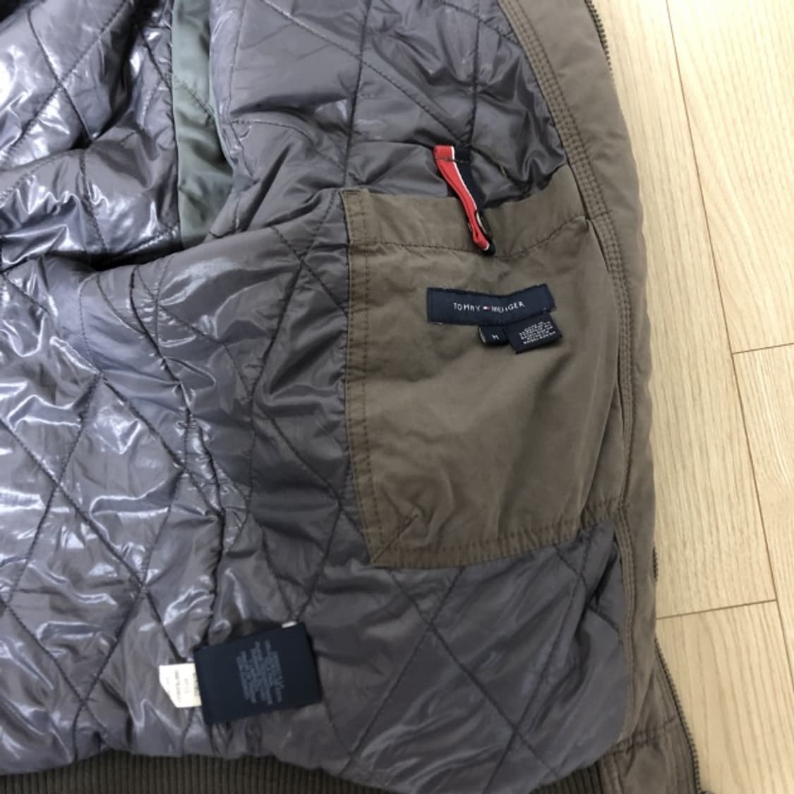 100 타미힐피거 누빔 점퍼 자켓 상품이미지8