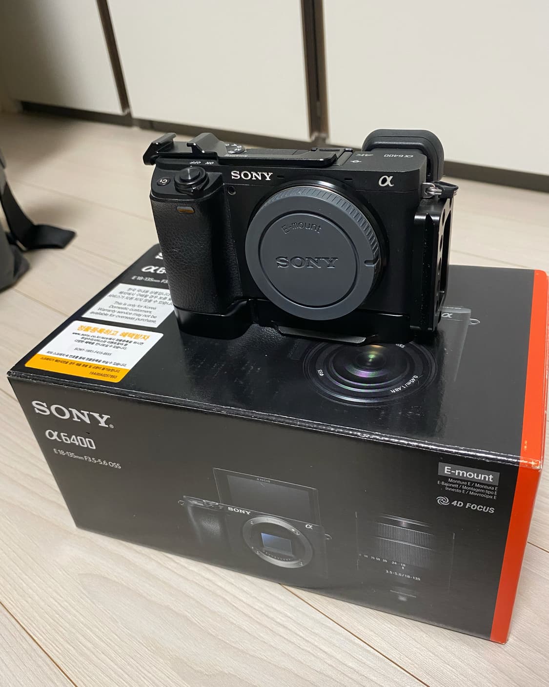 소니 a6400 바디 + 스몰리그케이지, 선가이드, 충전 배터리 키트 상품이미지1