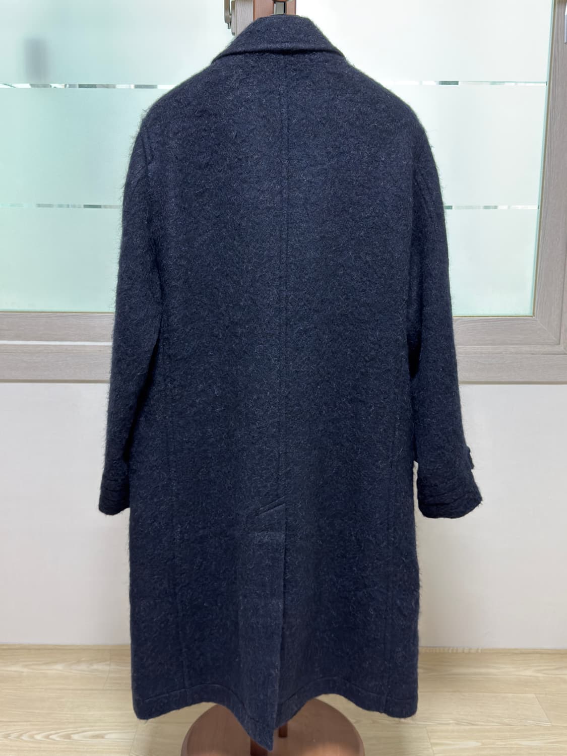 이스트로그 체스터필드 코트: 네이비(헤어리 울) / M 상품이미지2