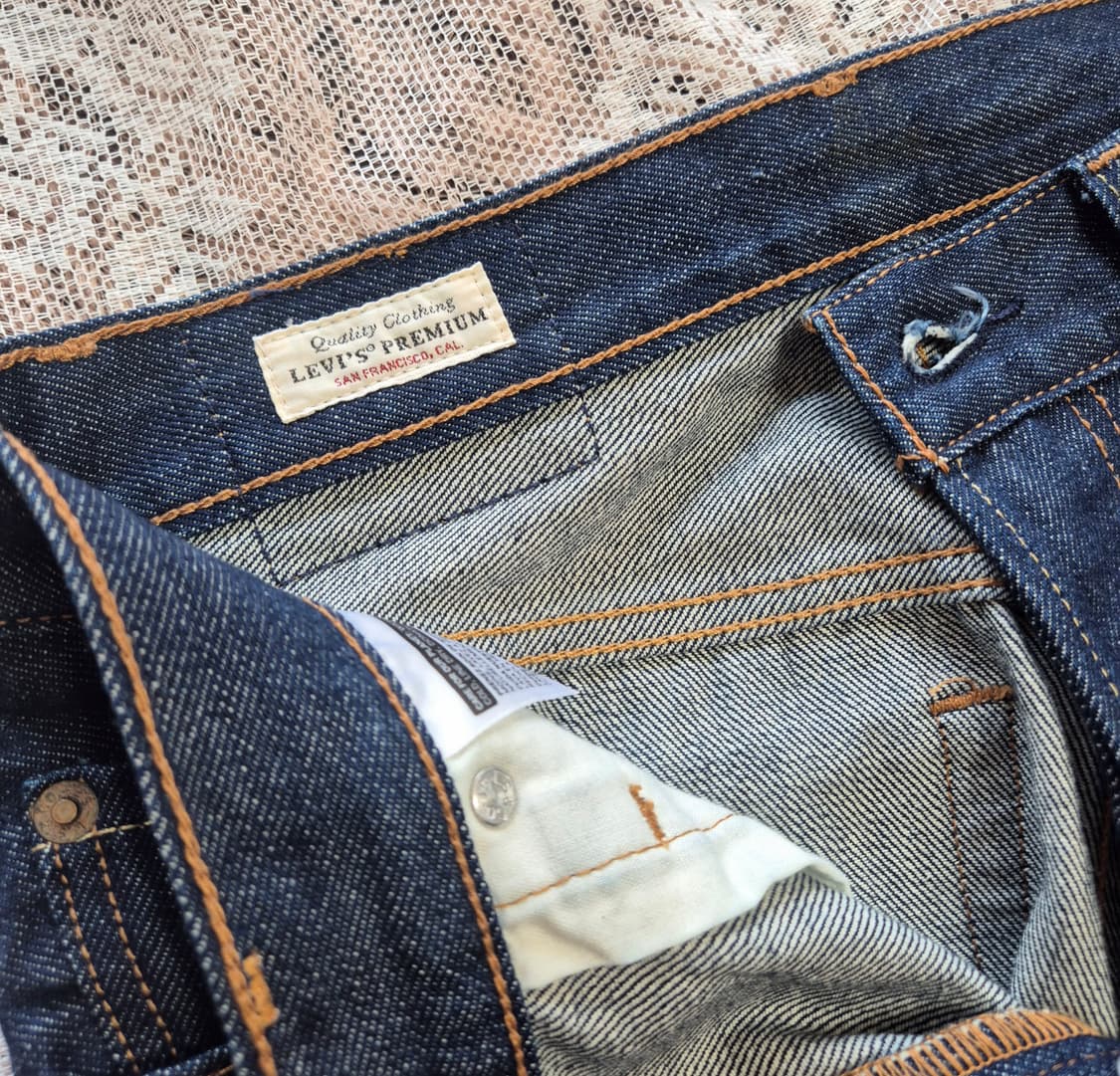 리바이스 501 인디고 생지데님 (W25 L30) 상품이미지4