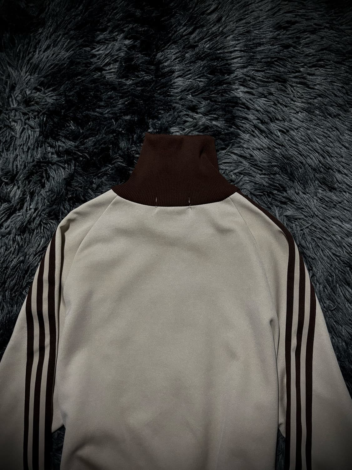 ADIDAS DESCENTE 아이보리 브라운 트랙탑 상품이미지8