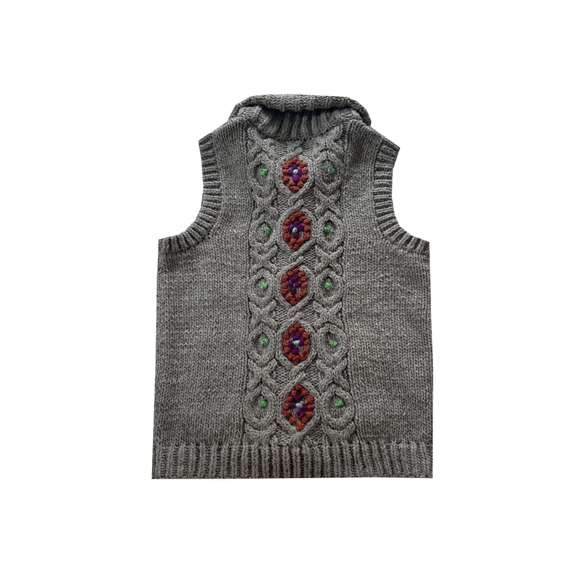 🍇 Grapes Vest Zip-Up Knit 상품이미지3