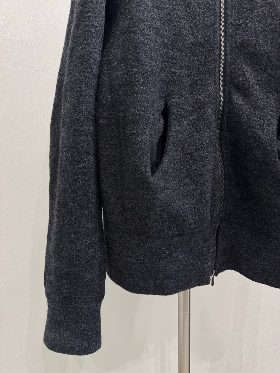 Klasica 울 후드 집업 상품이미지4