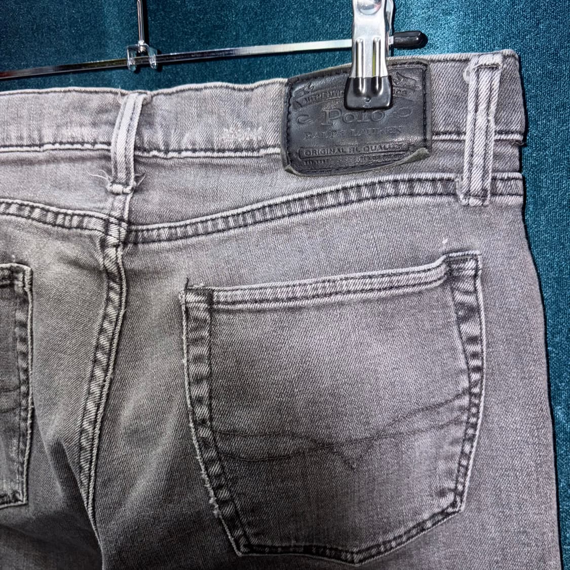 (32) 폴로랄프로렌 레귤러 핏 그레이 데님 팬츠 상품이미지4