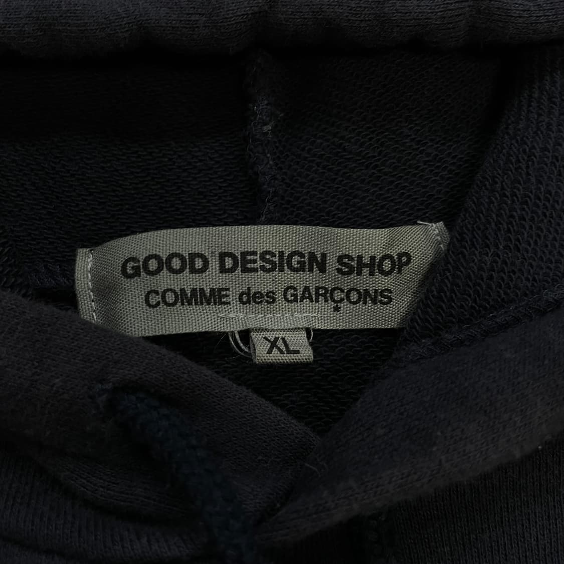 CDG 꼼데가르송 로고 플레이 후드티 네이비 상품이미지3