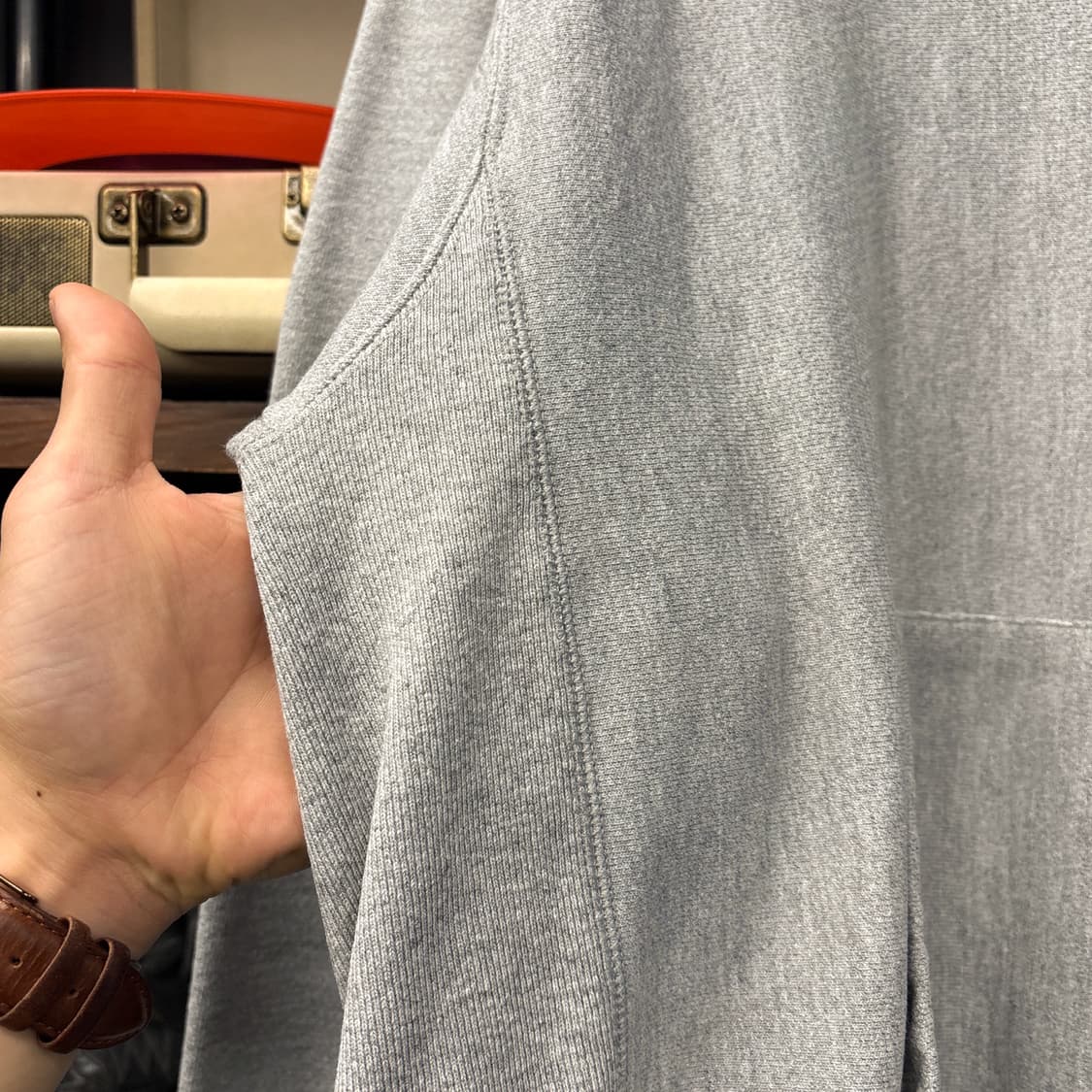 00s 챔피온 리버스위브 스몰로고 헤비코튼 후드티 N1218 상품이미지5