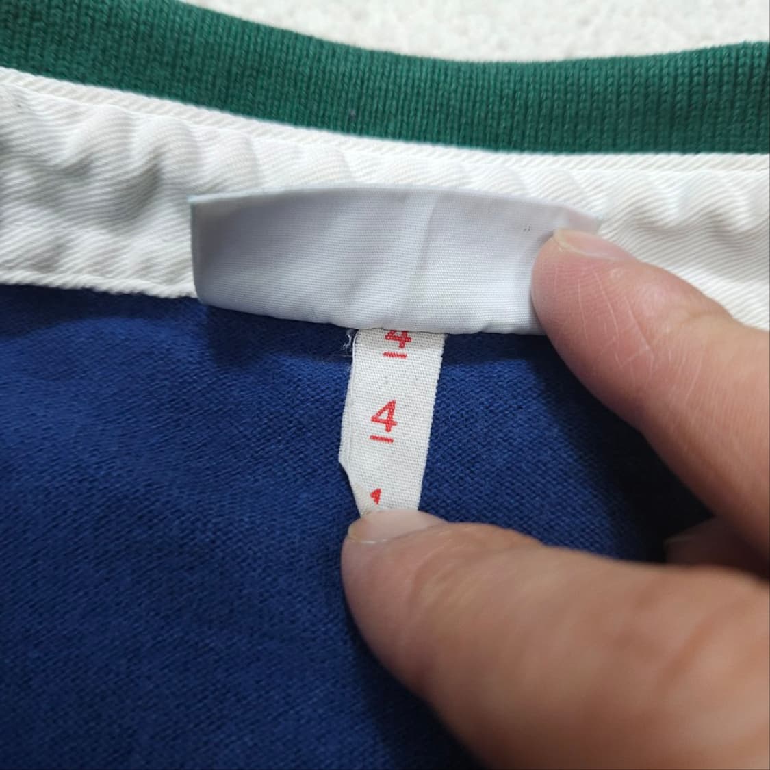 90s 라코스테 스트라이프 럭비 셔츠 4 상품이미지5