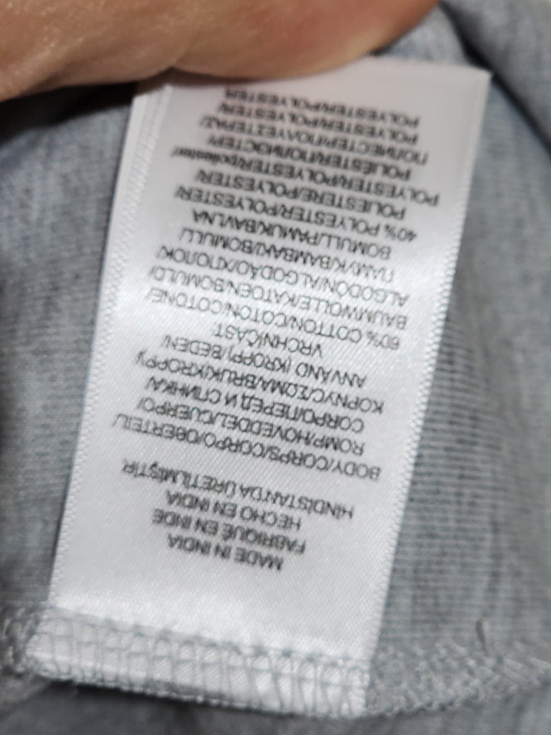 (M) 랄프로렌 폴로 맨투맨 그레이 로고 스웨트 티셔츠  상품이미지5