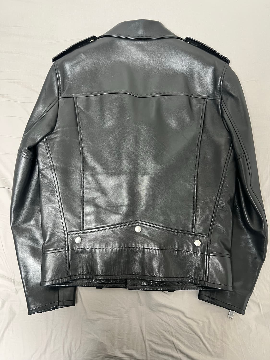 생로랑 L01 램스킨 라이더 자켓 48 상품이미지2