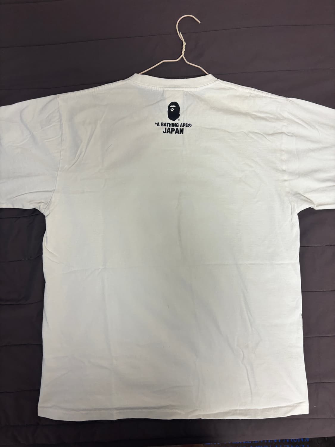 베이프 재팬 컬리지 시티 티셔츠 화이트 상품이미지3