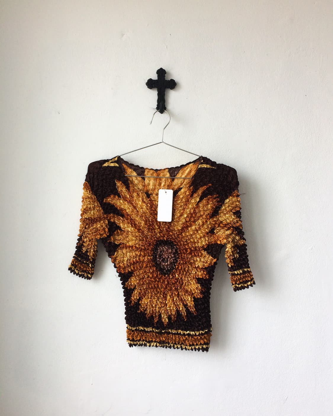 Flower pleats pop corn top 상품이미지2