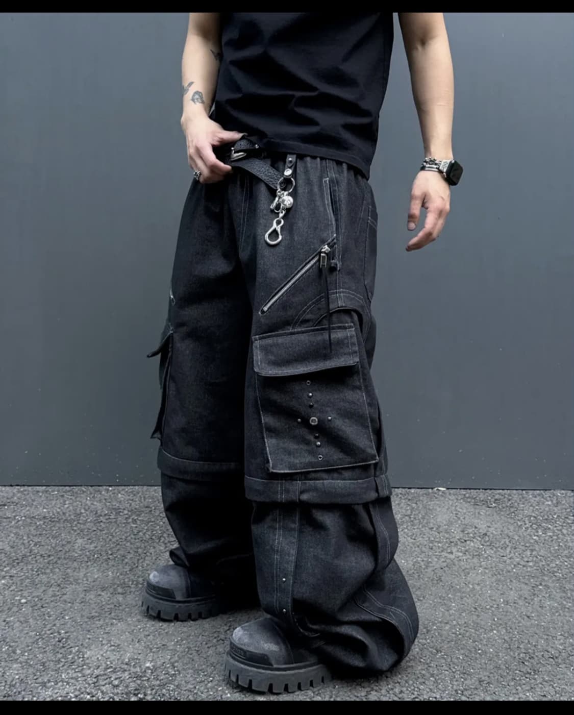 RSSC X 포그 서브스 카고 데님 팬츠 상품이미지1