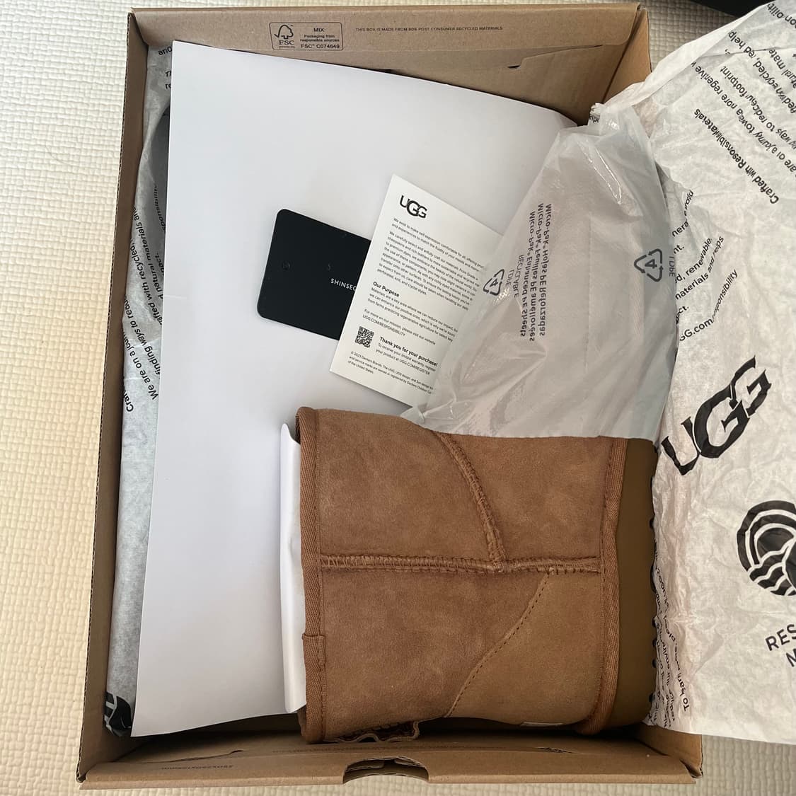 어그 클래식 미니 체스트넛  상품이미지1