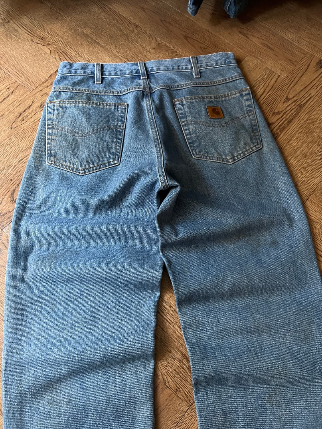 [32]칼하트 USA 더티워싱 워크 데님 팬츠 상품이미지7