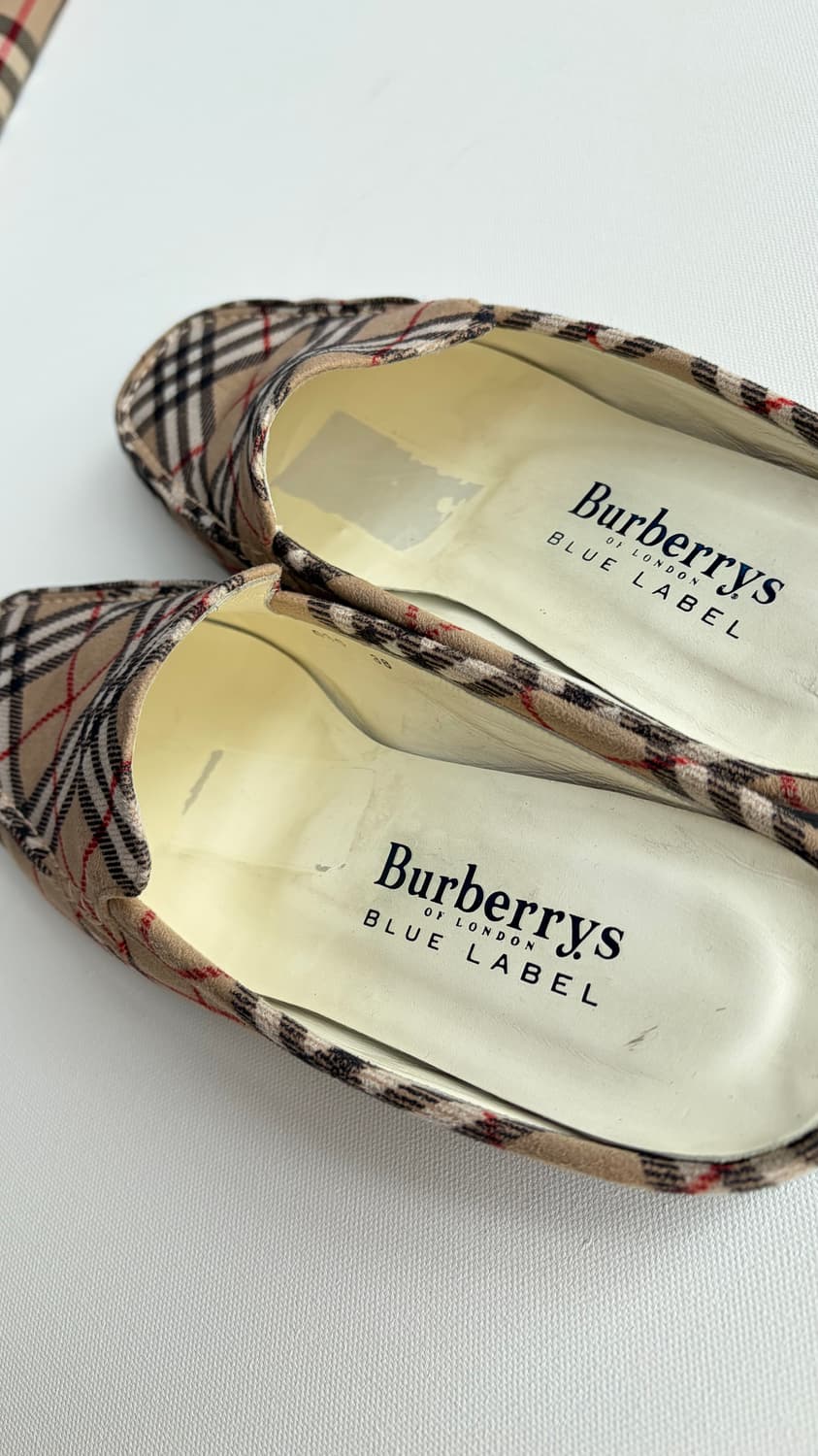 버버리 체크뮬 로퍼 상품이미지10