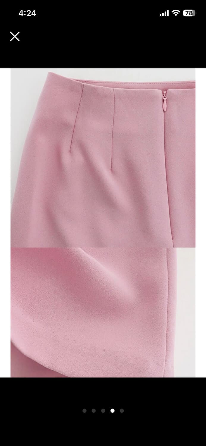 매니매니모드 BOL 스커트 핑크 s 상품이미지3