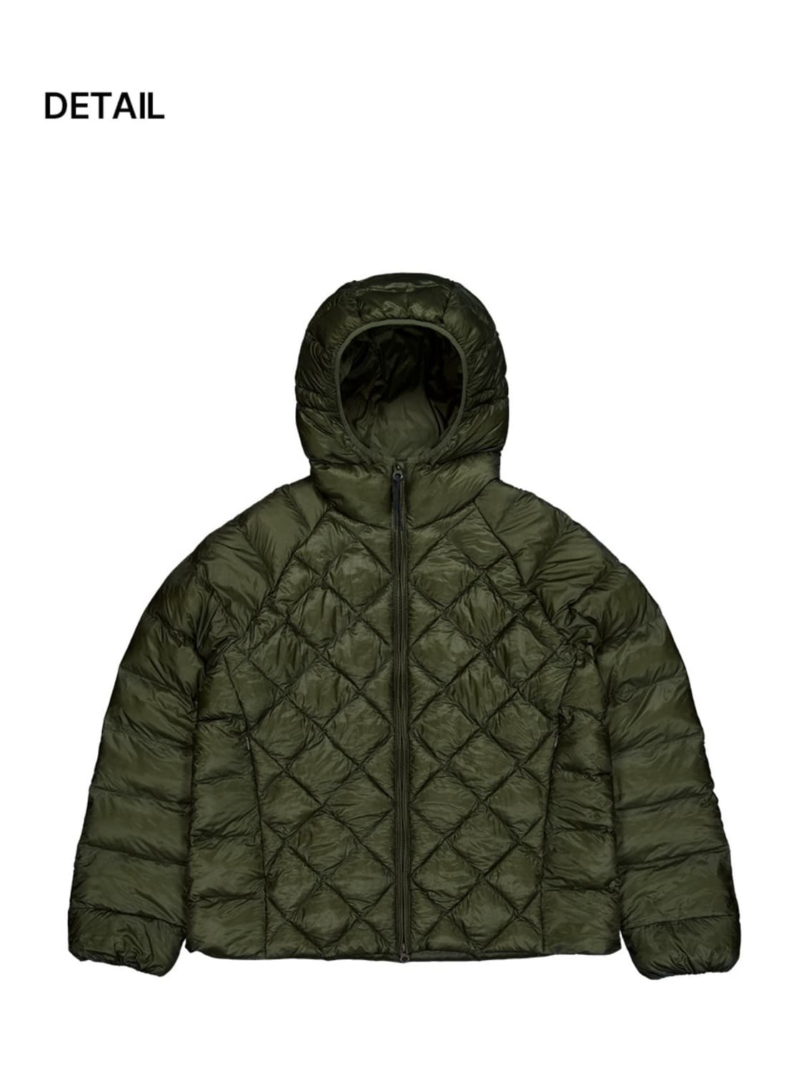 [슬로우애시드] 고스트 실루엣 패디드 점퍼 (카키/S사이즈) 상품이미지1