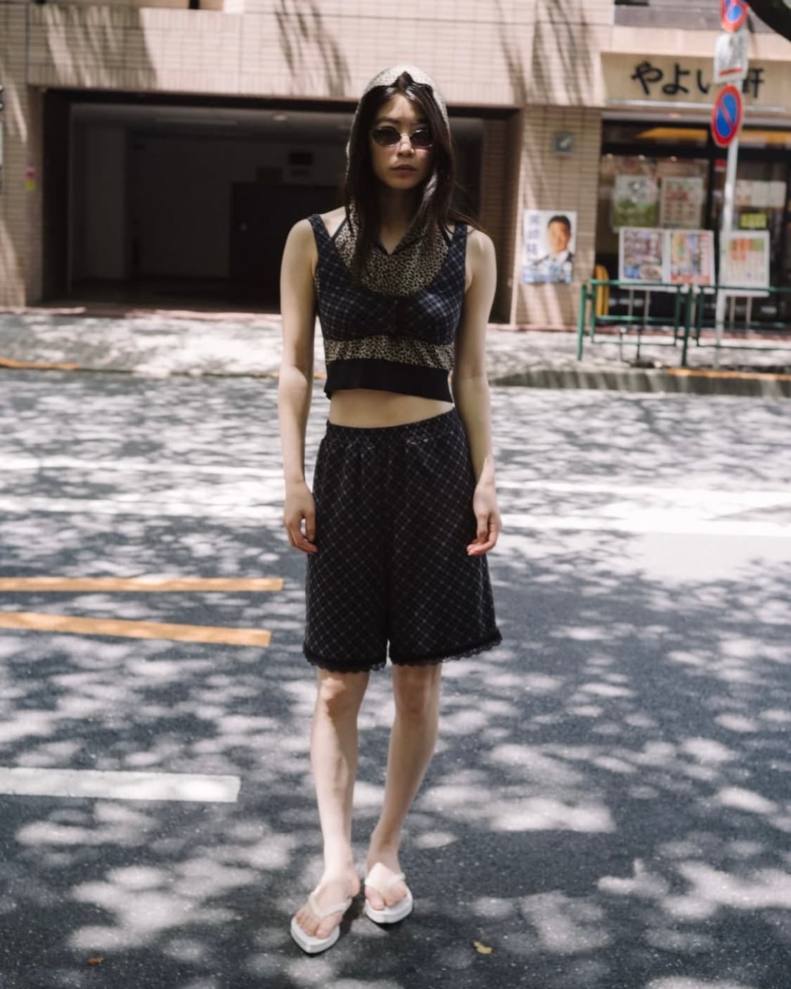 [F]퍼버즈 26ss 크롭 후드 니트/믹스 상품이미지4